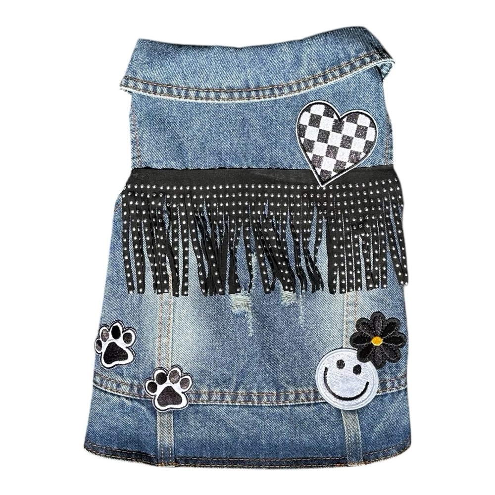 M/L custom denim jacket